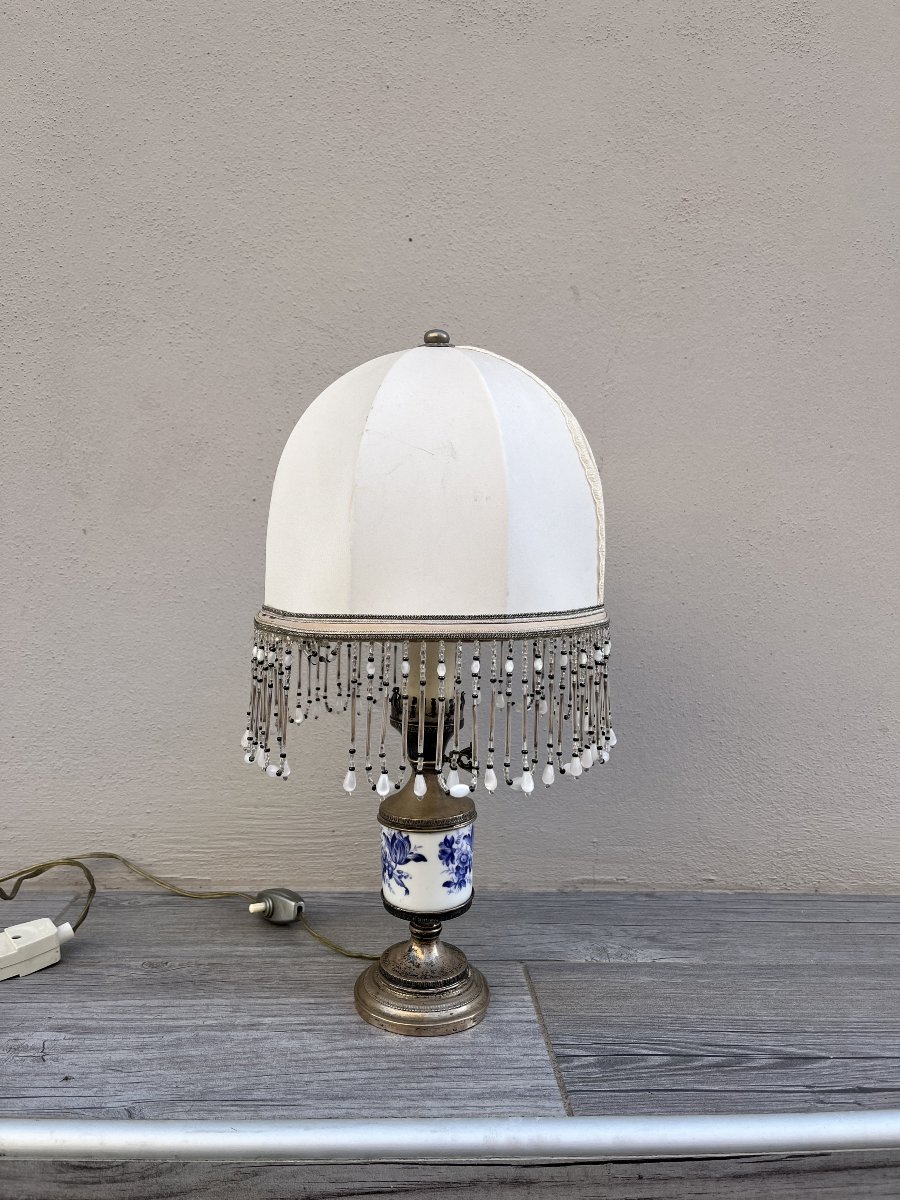  Lampada da tavolo - .800 argento-photo-3