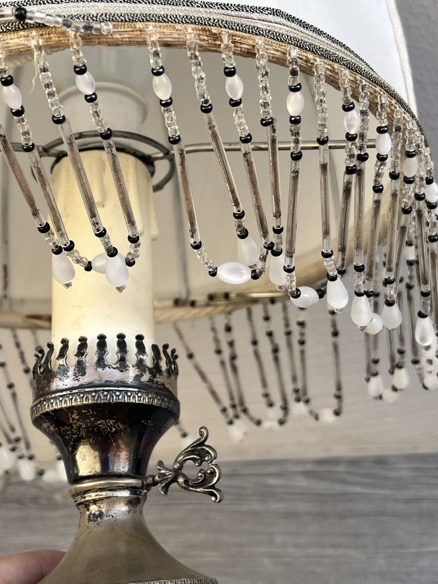  Lampada da tavolo - .800 argento-photo-3
