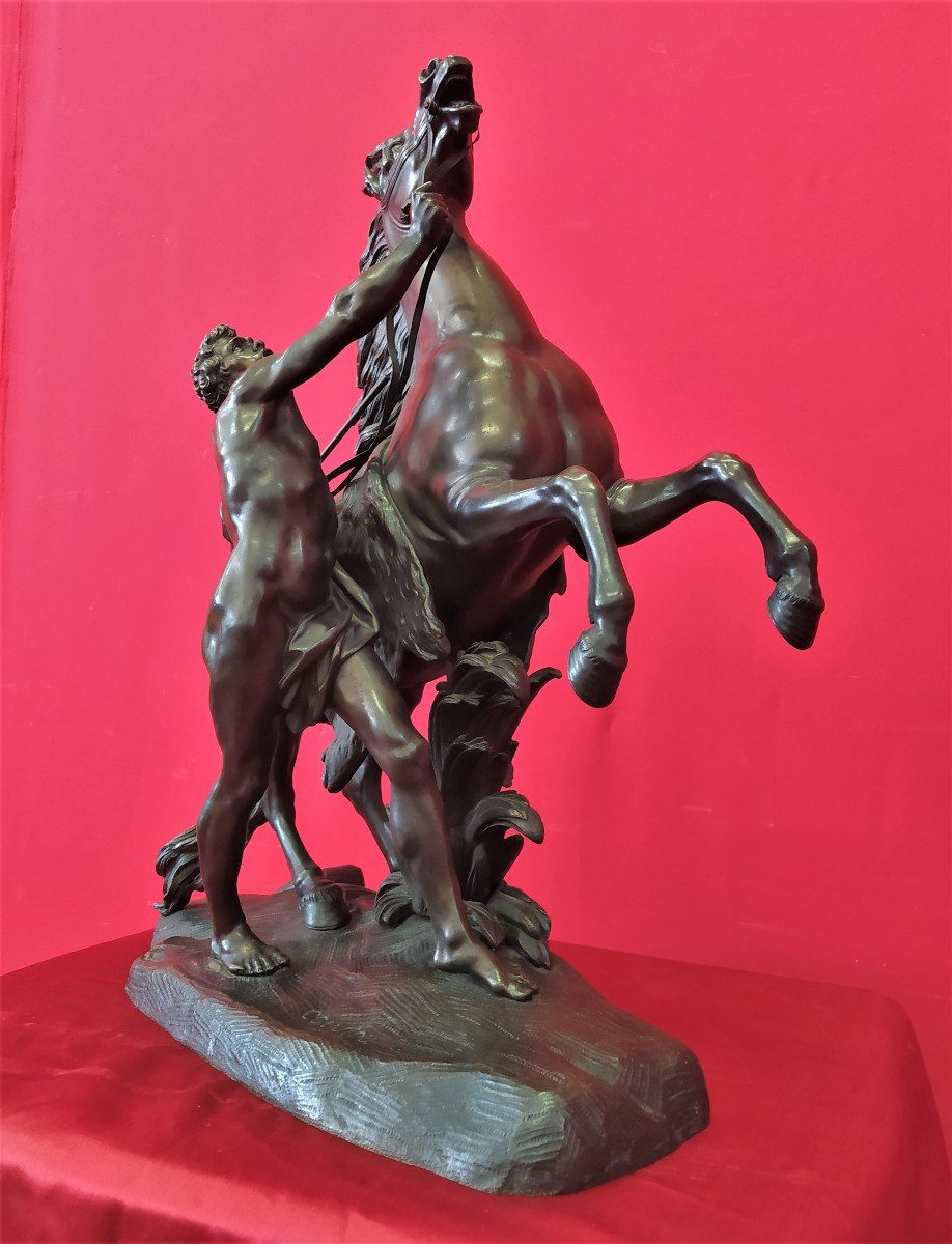 Cavallo in Bronzo firmato Coustou-photo-5