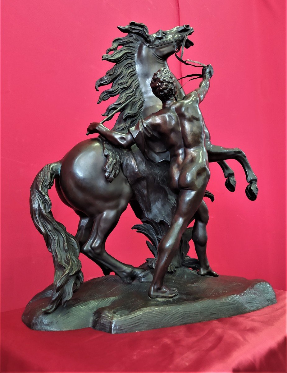 Cavallo in Bronzo firmato Coustou-photo-6