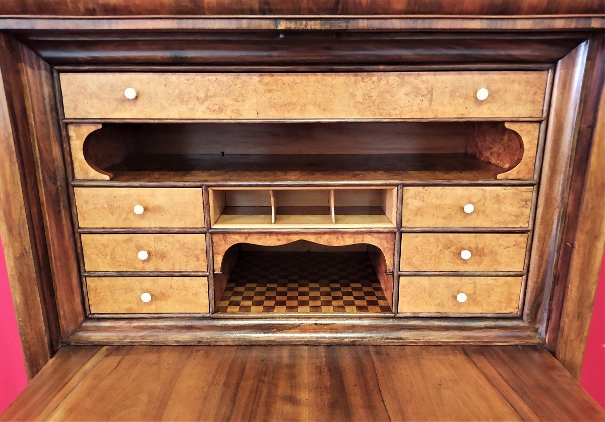 Secretaire in radica italiano-photo-4