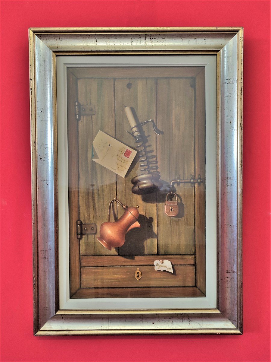 Titolo: Composizione - Battista Cagnana pittore realista 900-photo-6