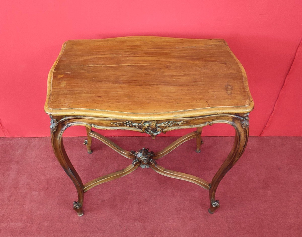 Piccolo tavolino veneziano intagliato-photo-2