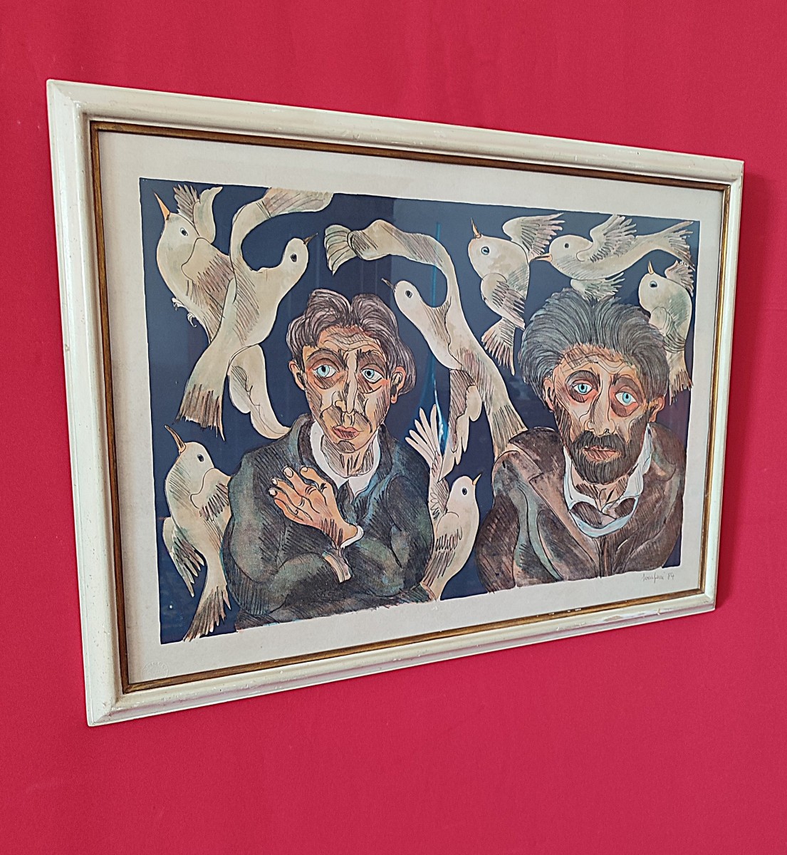 Volti e colombe Giuseppe Serafini 1915 - 1987