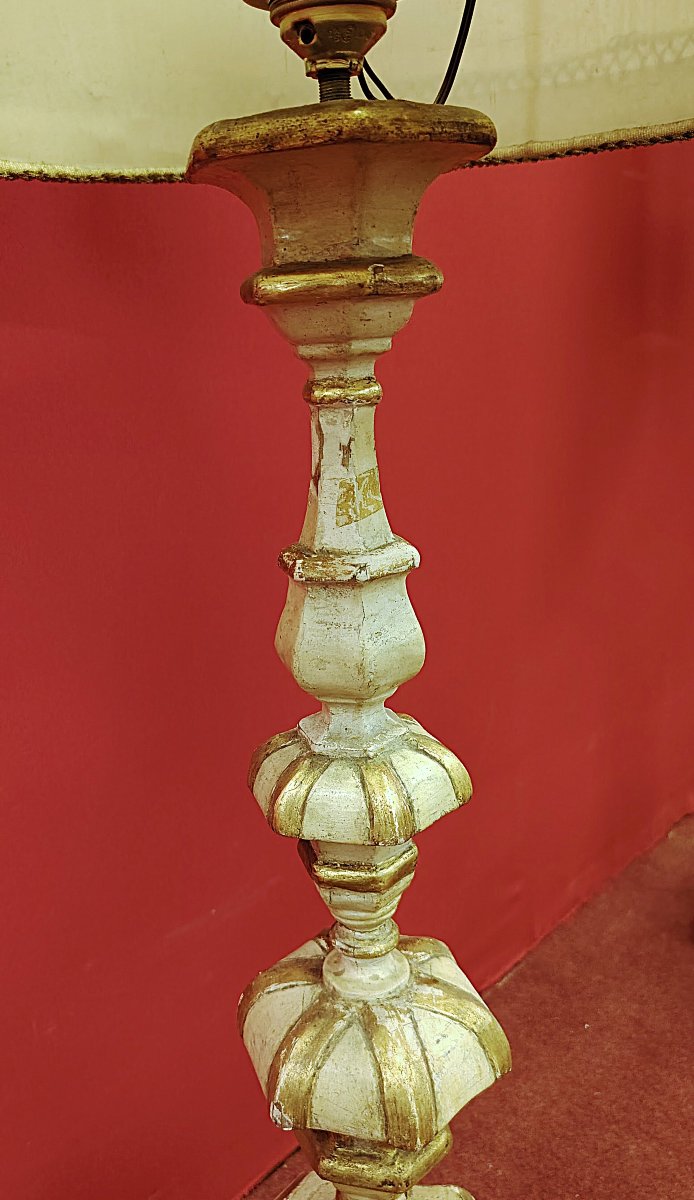 Coppia candelabri laccati-photo-1