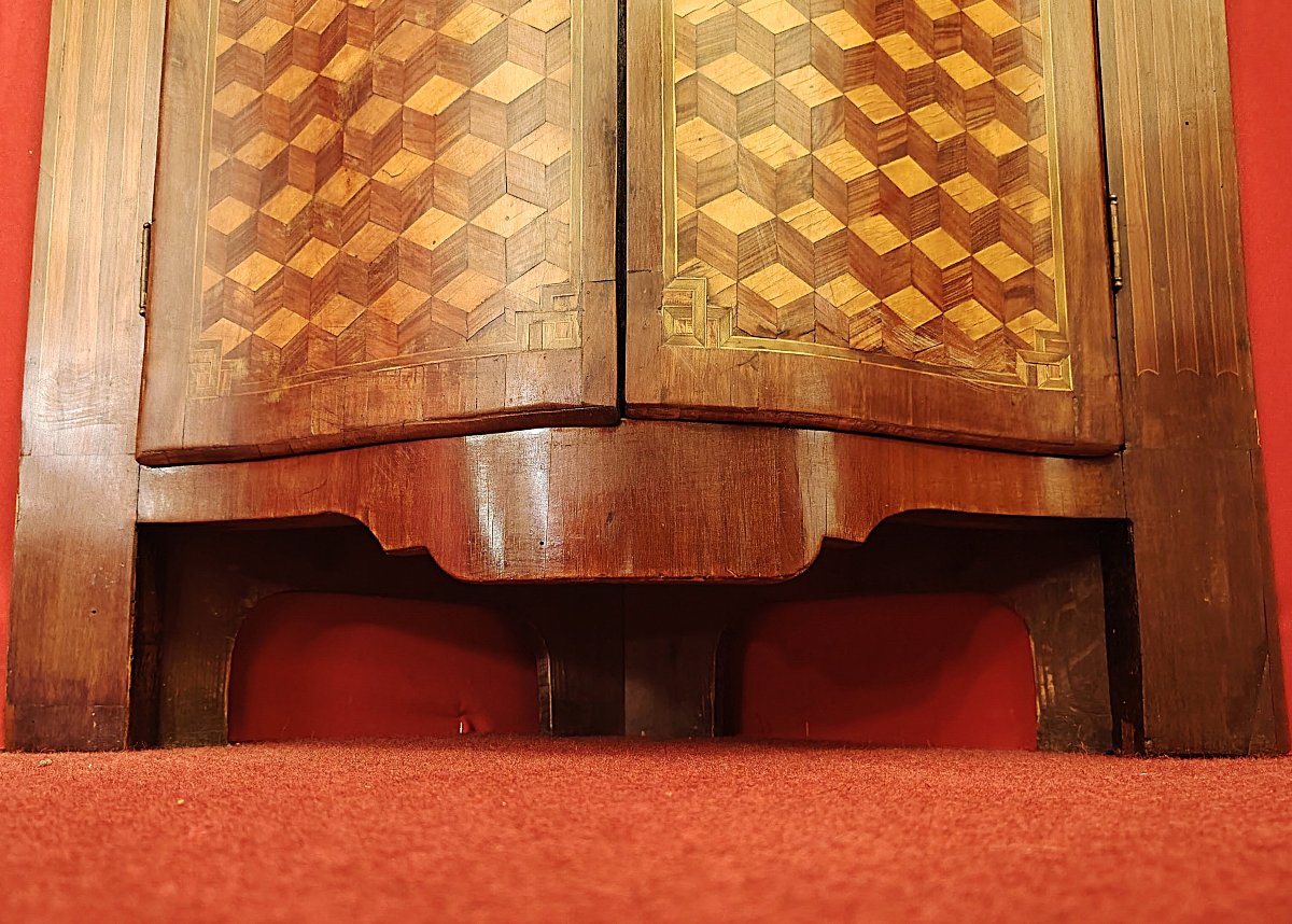 Angolare intarsiato piano in marmo-photo-4