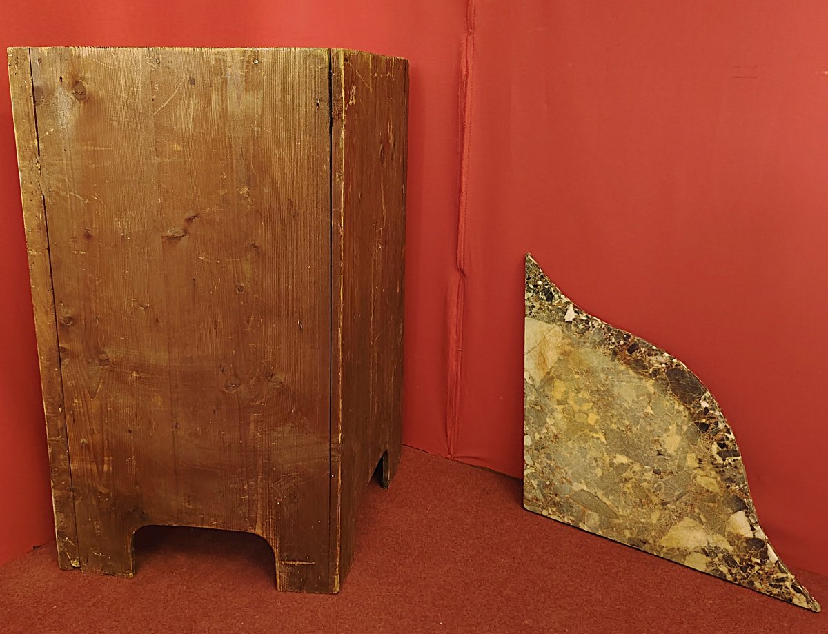 Angolare intarsiato piano in marmo-photo-5