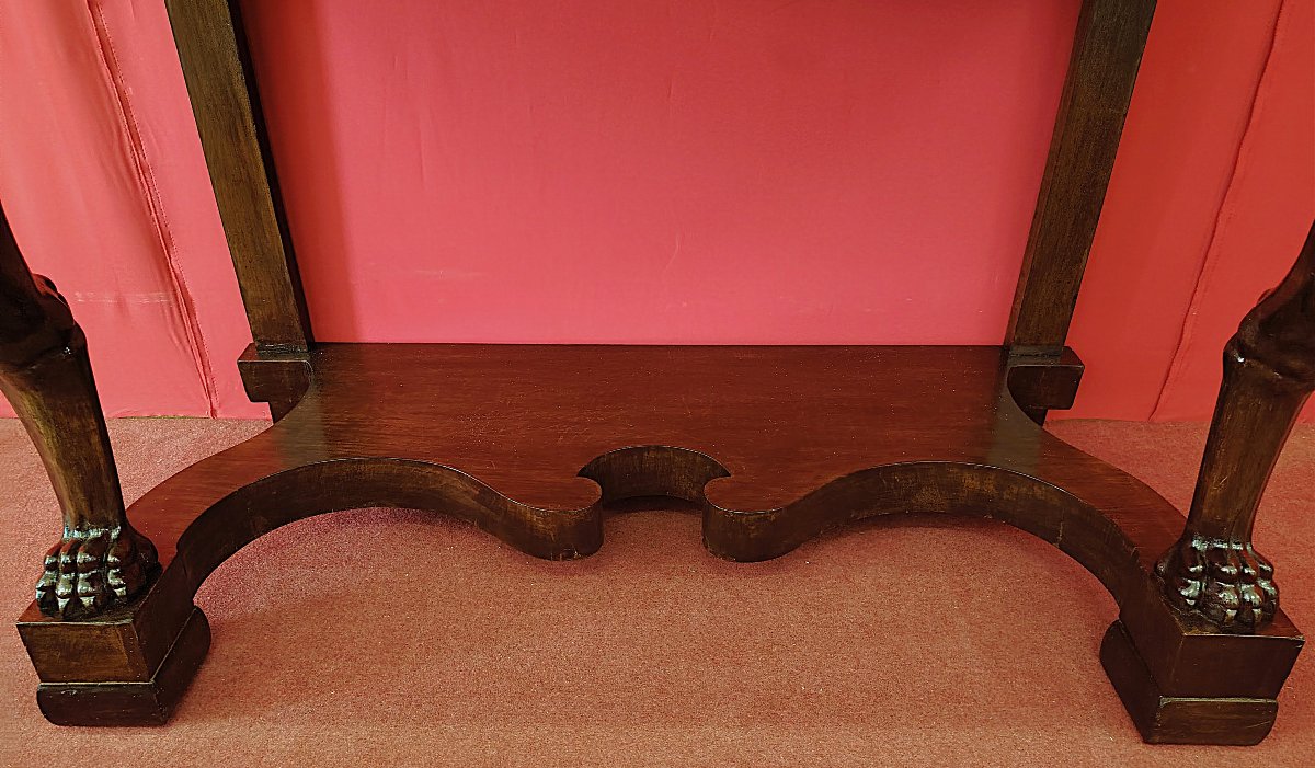 Consolle siciliana con grifoni-photo-4