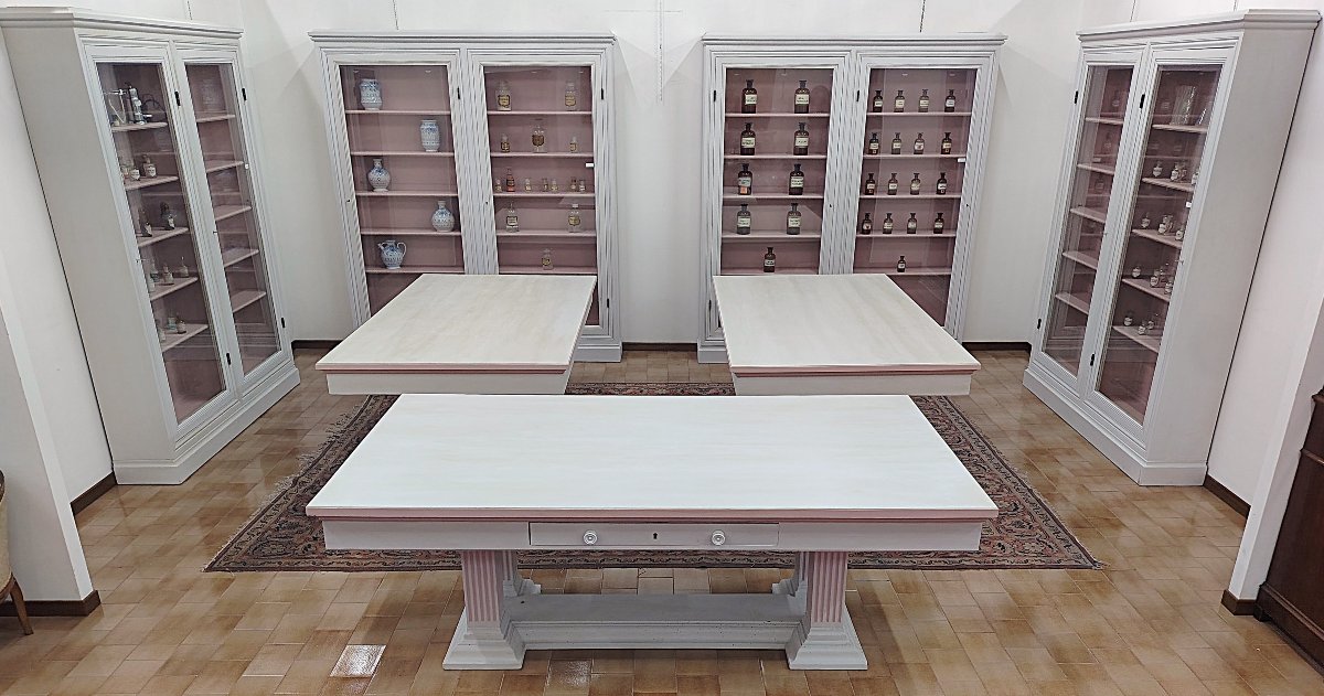 Gruppo di librerie con tavoli-photo-6