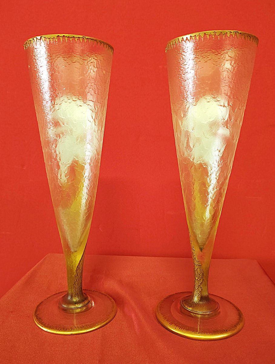 Coppia Vasi Art Nouveau-photo-2