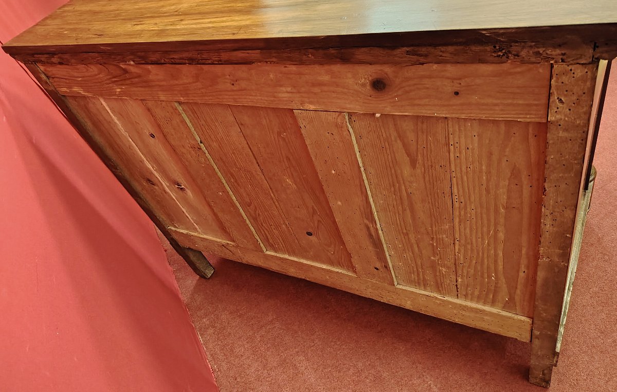 Comò Impero in noce-photo-5