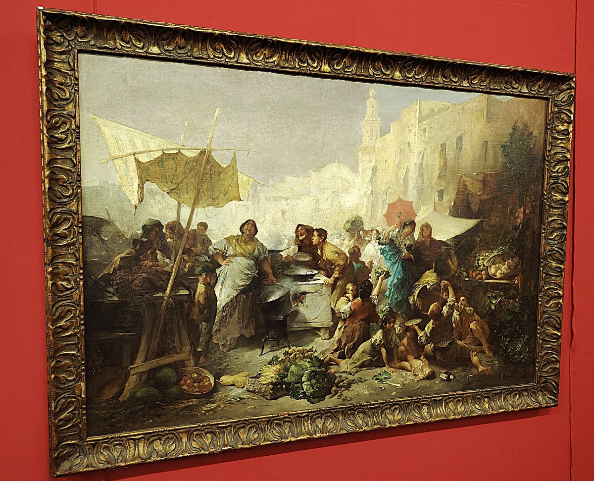 Piazza del mercato Napoli François Reynaud 