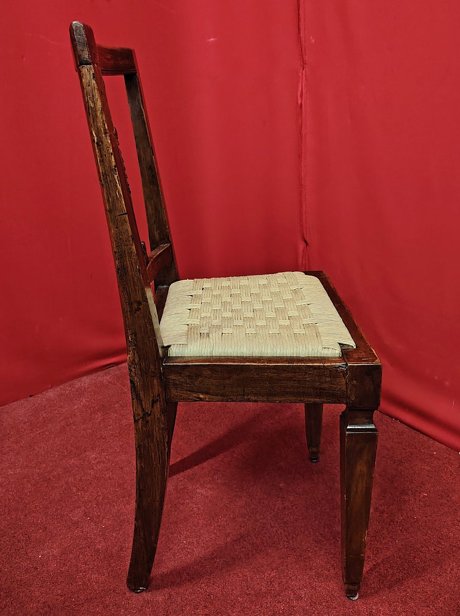 Gruppo di quattro sedie Impero-photo-4