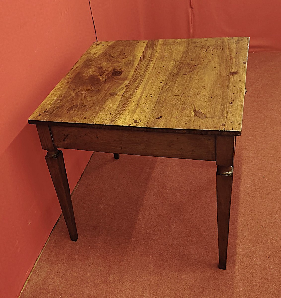 Piccolo tavolino quadrato Luigi XVI-photo-3