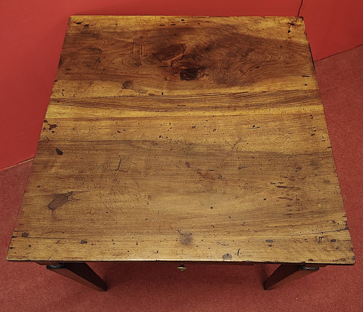 Piccolo tavolino quadrato Luigi XVI-photo-2