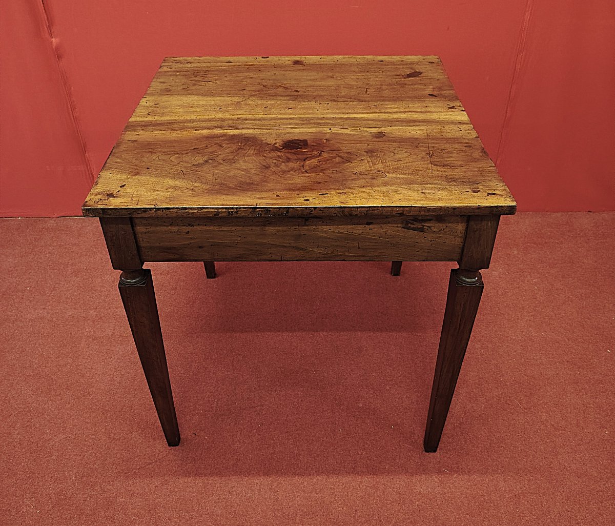 Piccolo tavolino quadrato Luigi XVI-photo-4