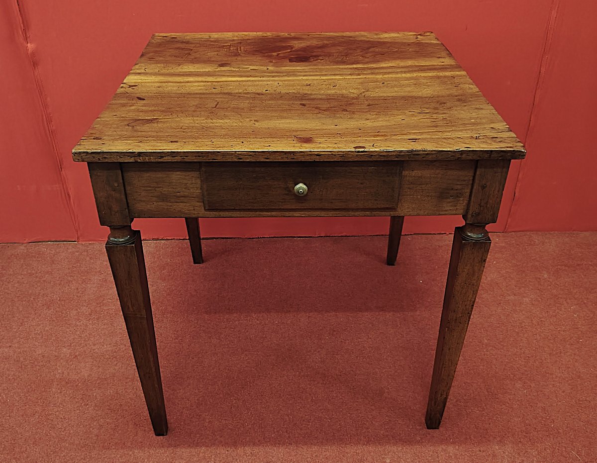 Piccolo tavolino quadrato Luigi XVI-photo-6