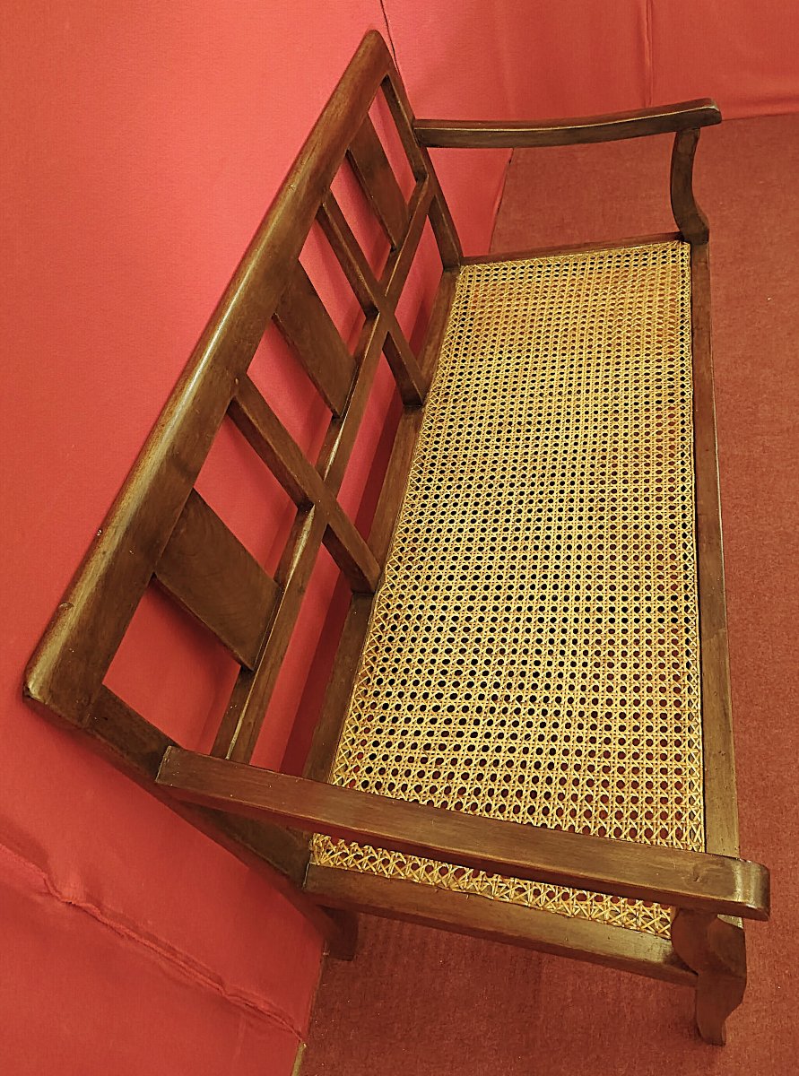 Panca con paglia di Vienna-photo-1