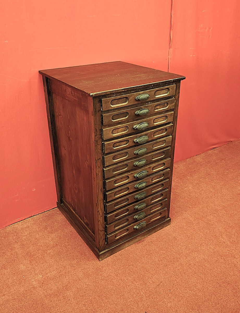Cassettiera da tipografia