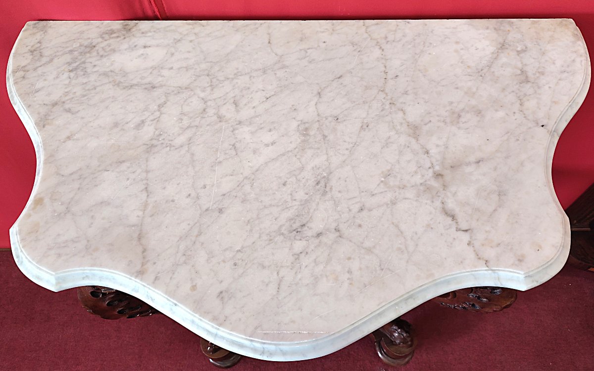 Coppia consolle con marmo-photo-2
