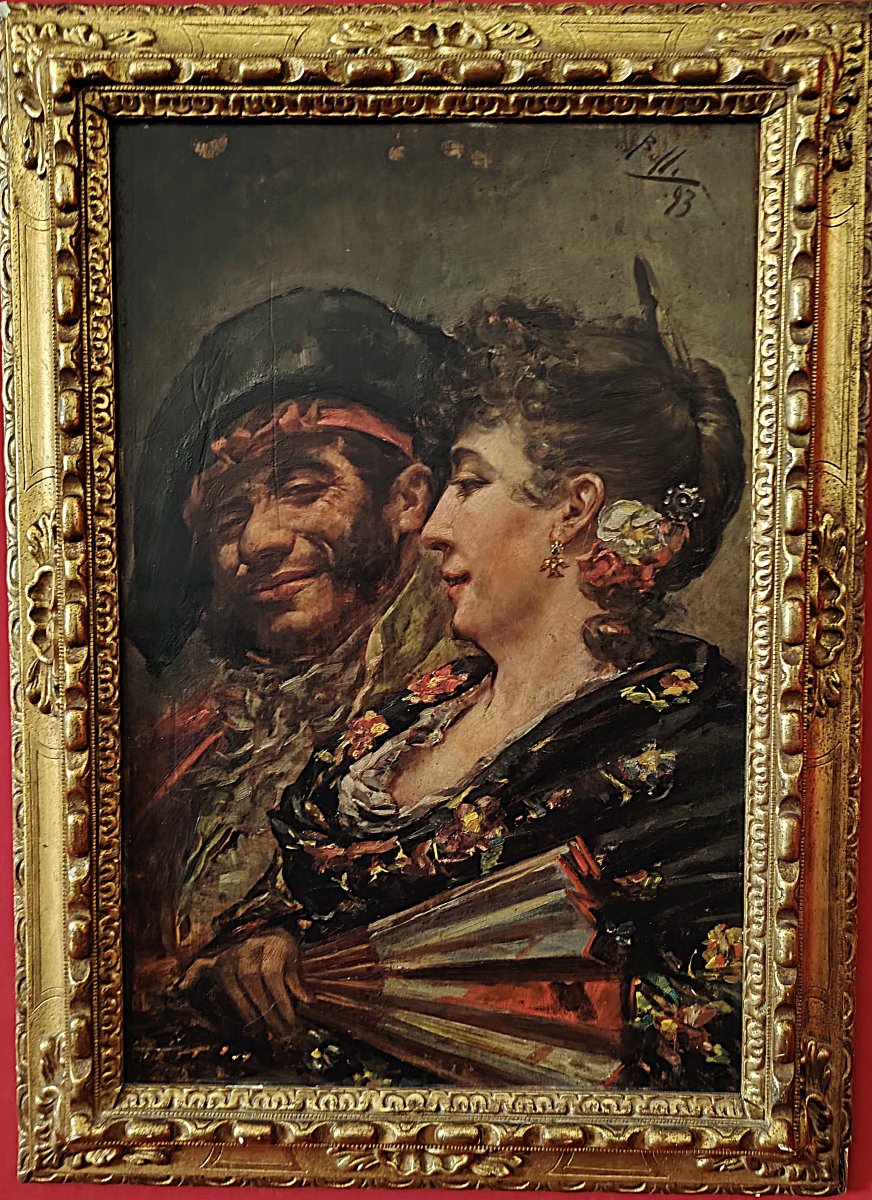 Enrico Belli (1875 - 1907) - Scena Galante Spagnola (1893)-photo-6