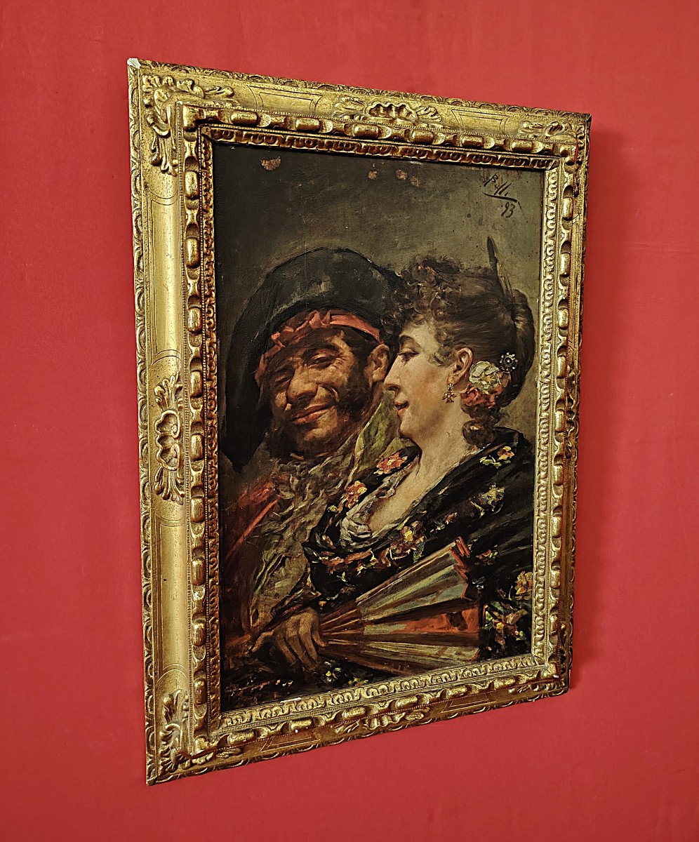 Enrico Belli (1875 - 1907) - Scena Galante Spagnola (1893)