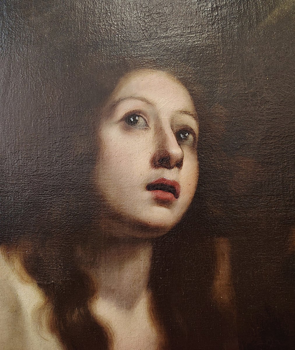 Maddalena penitente – Scuola Fiorentina del Seicento (Cerchia di G. Martinelli / F. Furini)-photo-3