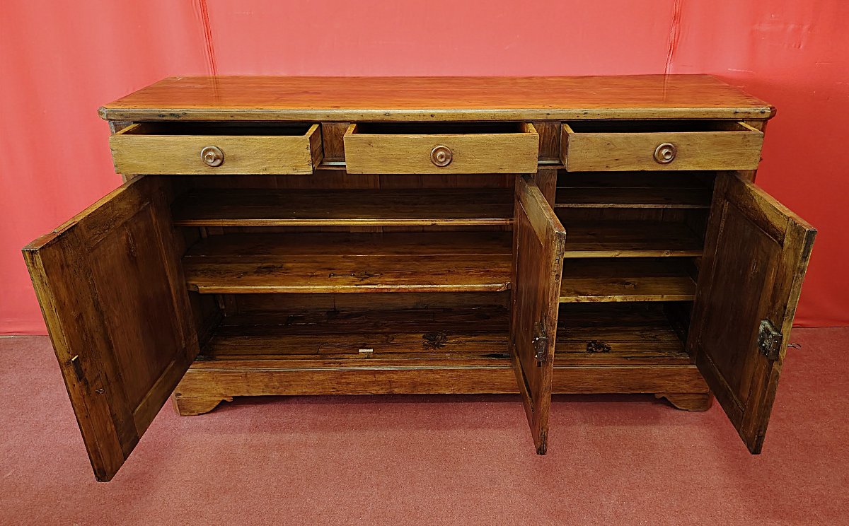 Credenza tre porte in noce- seconda metà 800-photo-4
