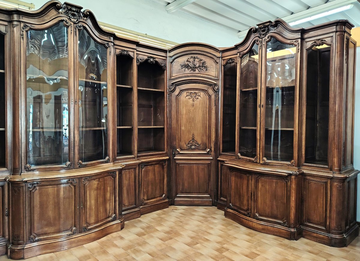 Libreria Boiserie da Castello Francese (XIX Secolo)-photo-3