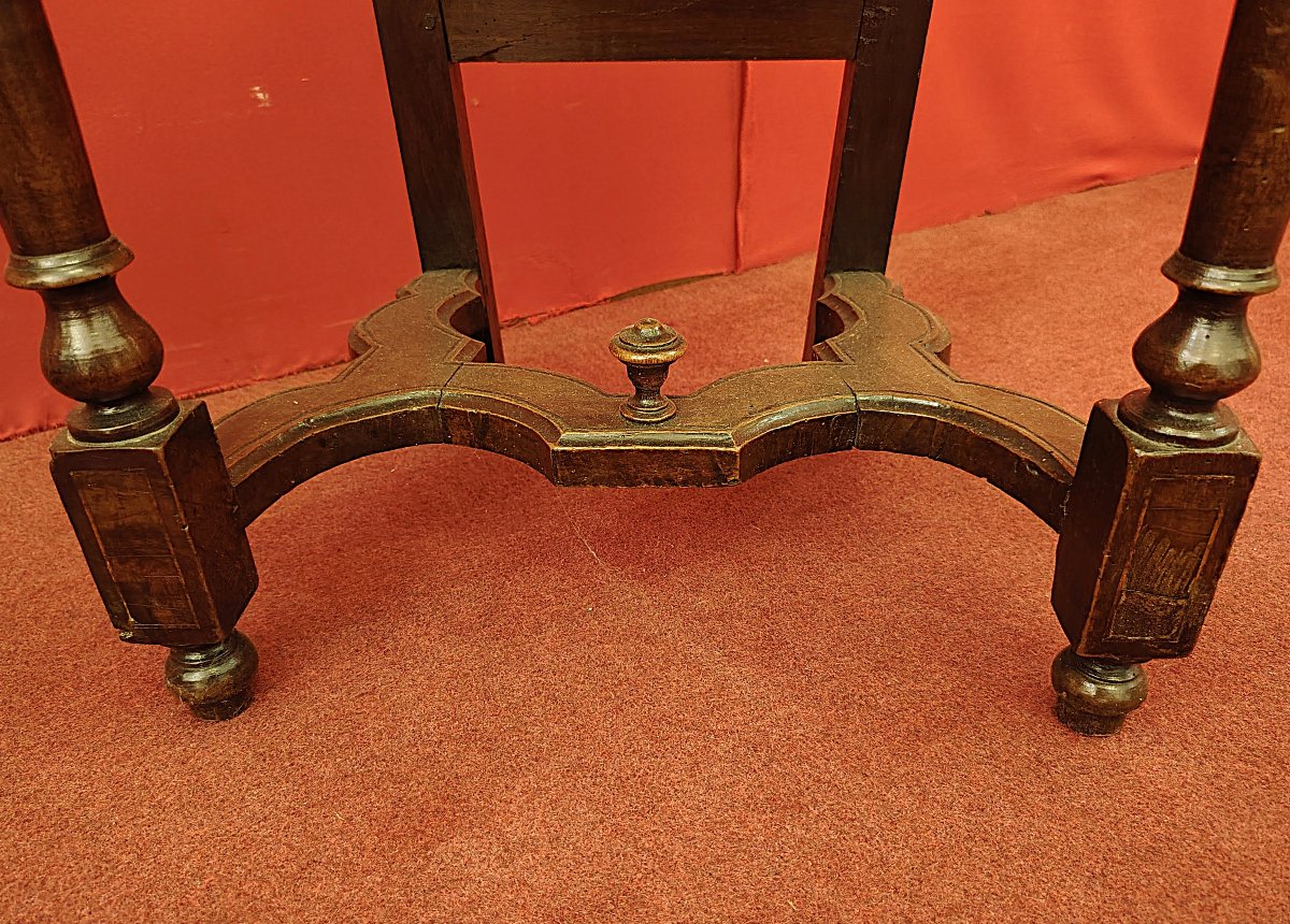 Coppia di Sedie Barocche Intarsiate in Noce e Radica – Lombardo-Veneto, fine XVII secolo-photo-4