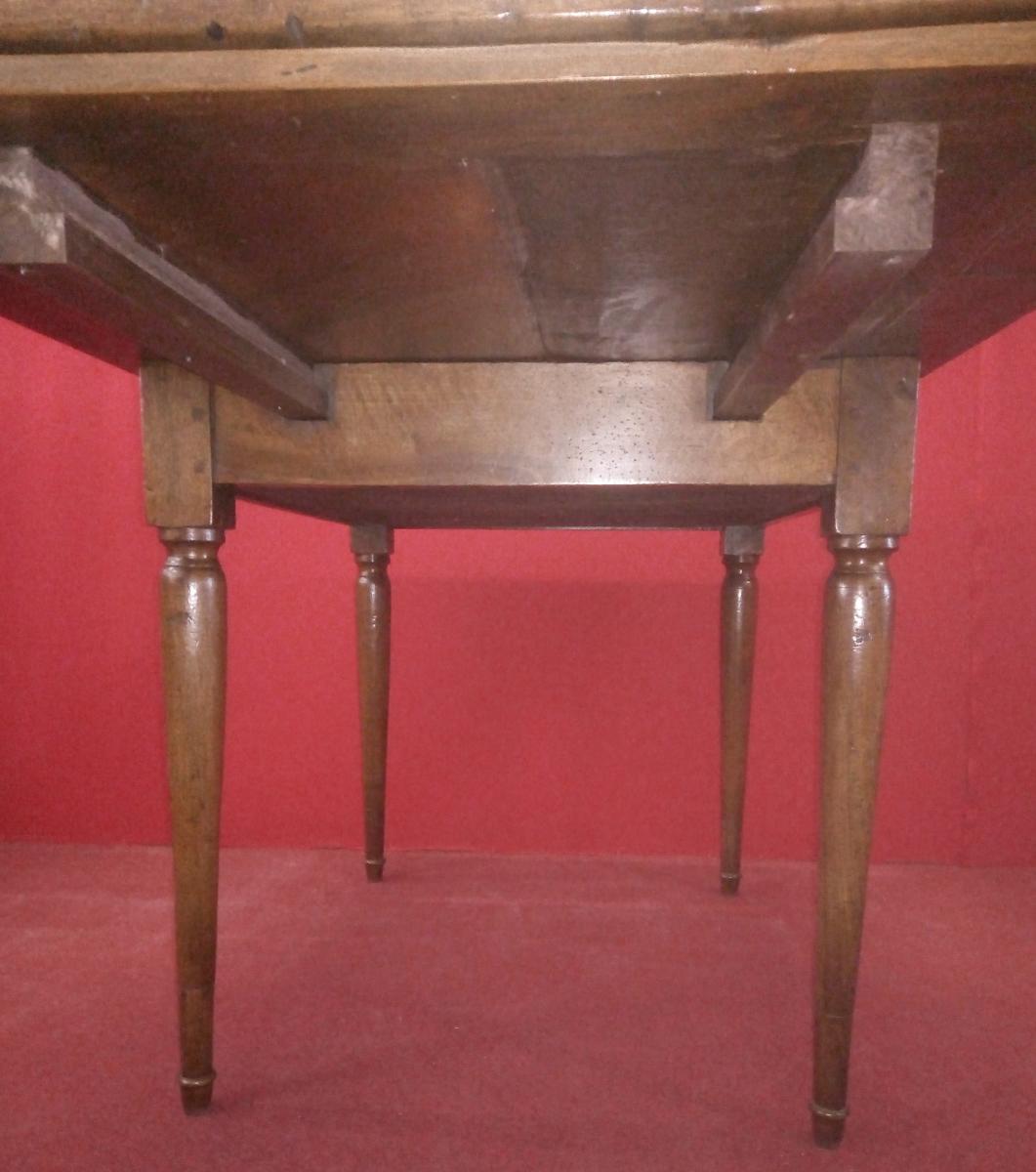 Table Extensible En Noyer, Empire-photo-2