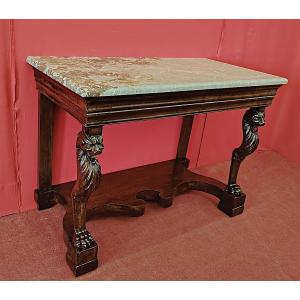 Consolle siciliana con grifoni
