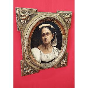 Ritratto di donna Vito D'Ancona (1825-1884)