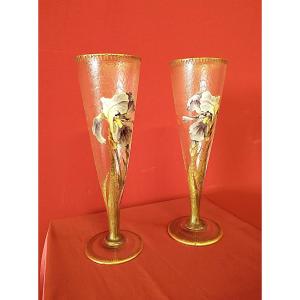 Coppia Vasi Art Nouveau