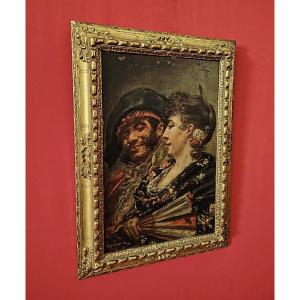 Enrico Belli (1875 - 1907) - Scena Galante Spagnola (1893)