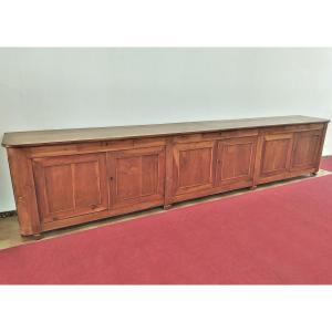 Credenza lunga sei porte