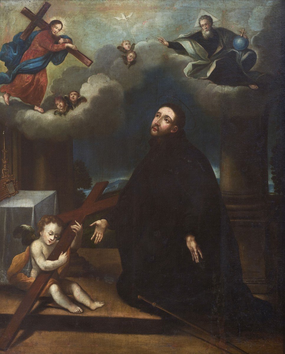 San Ignazio di Loyola in adorazione