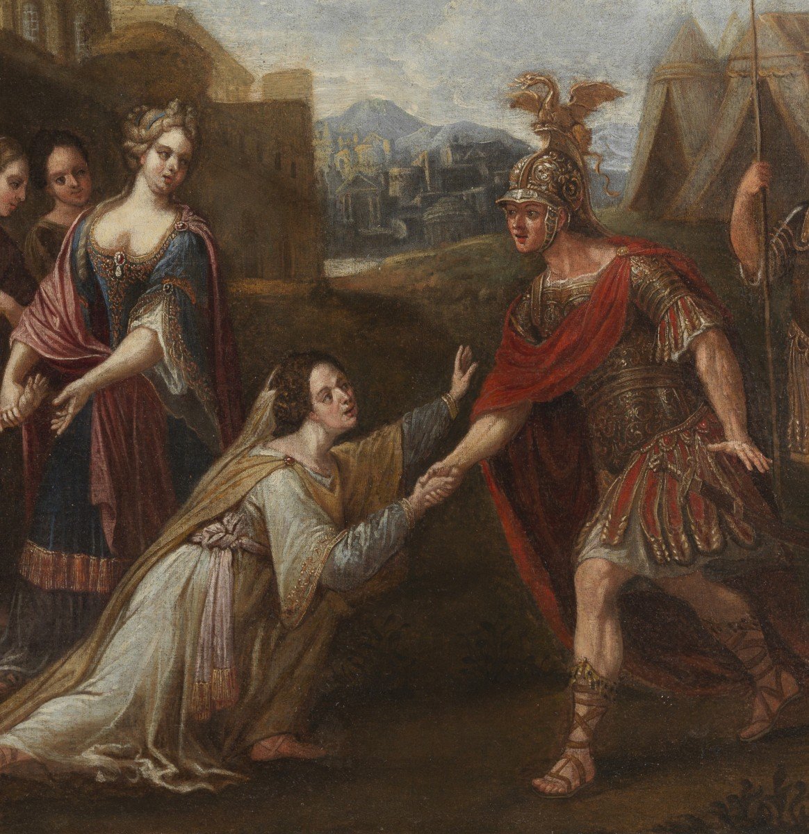 La famiglia di Dario ai piedi di Alessandro Magno-photo-1