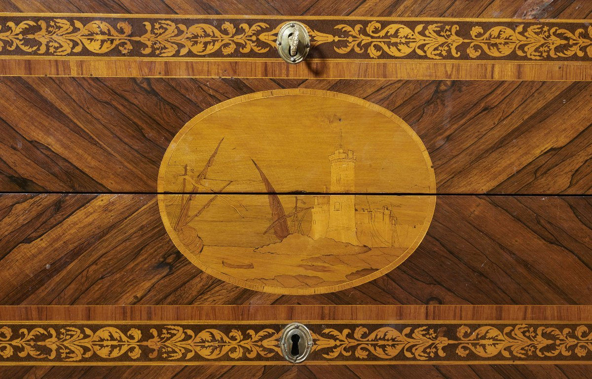 Cassettone Luigi XVI '700-photo-4