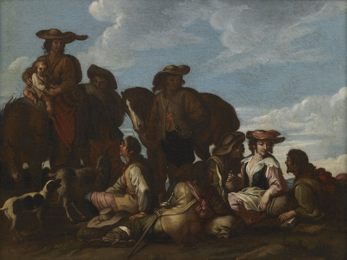 Coppia di Scene d'esterno '600-photo-3