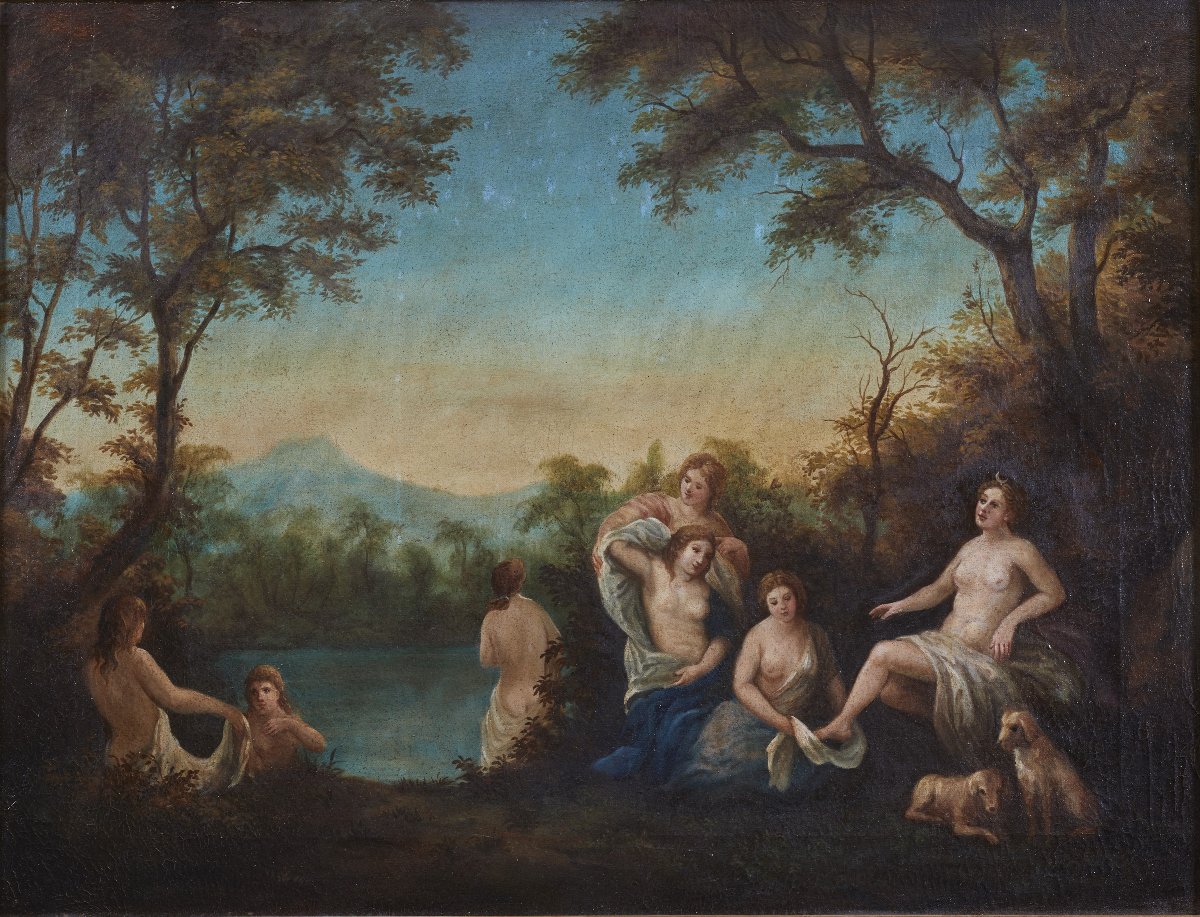 Ninfe al Bagno Scuola Francese '700