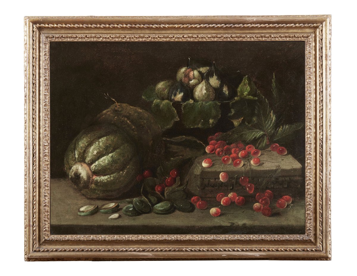 Natura Morta di Frutta e Verdura Roma '600-photo-2