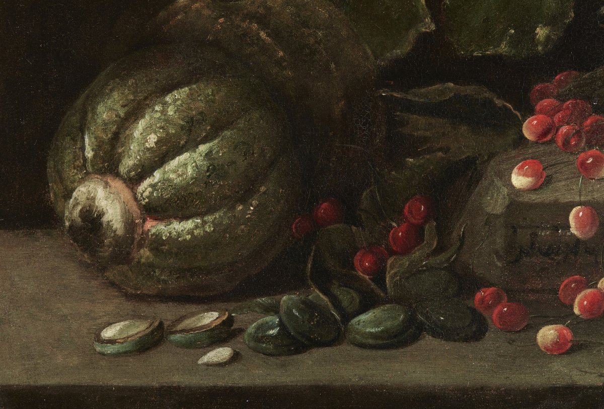 Natura Morta di Frutta e Verdura Roma '600-photo-1