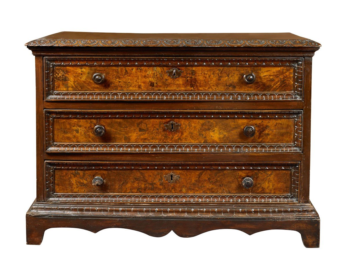 Commode En Noyer Bergamo '600-photo-2