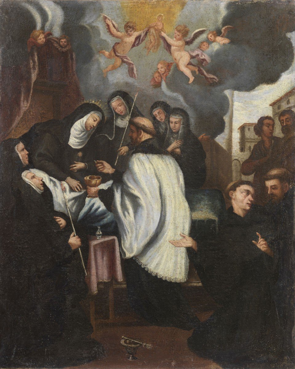 Martyre De l'école Lombarde Santa Chiara '600