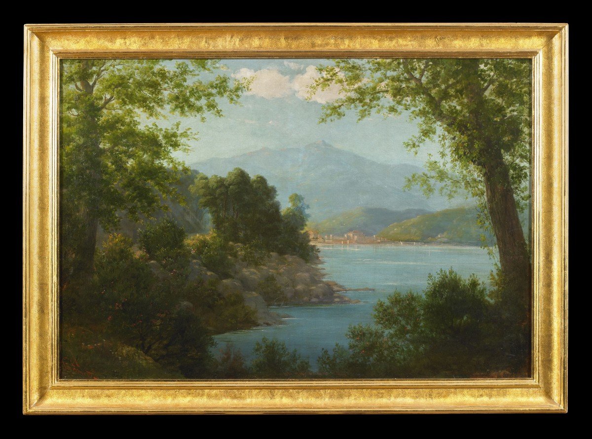 Vue Sur Rapallo '800 Signéè-photo-2
