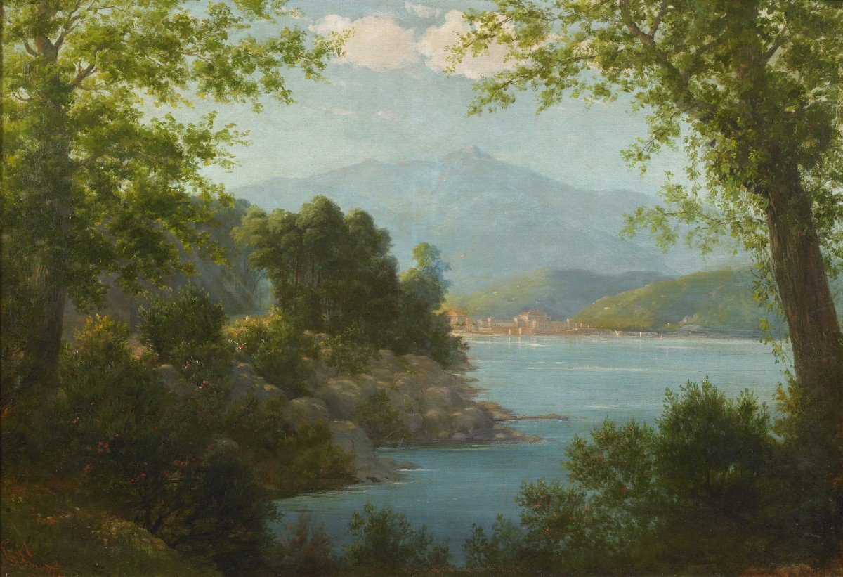 Vue Sur Rapallo '800 Signéè