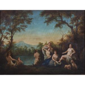 Ninfe al Bagno Scuola Francese '700