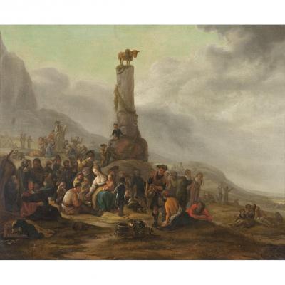 Moïse Et Le Veau d'Or Theodor Helmbreker '600