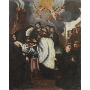 Martyre De l'école Lombarde Santa Chiara '600